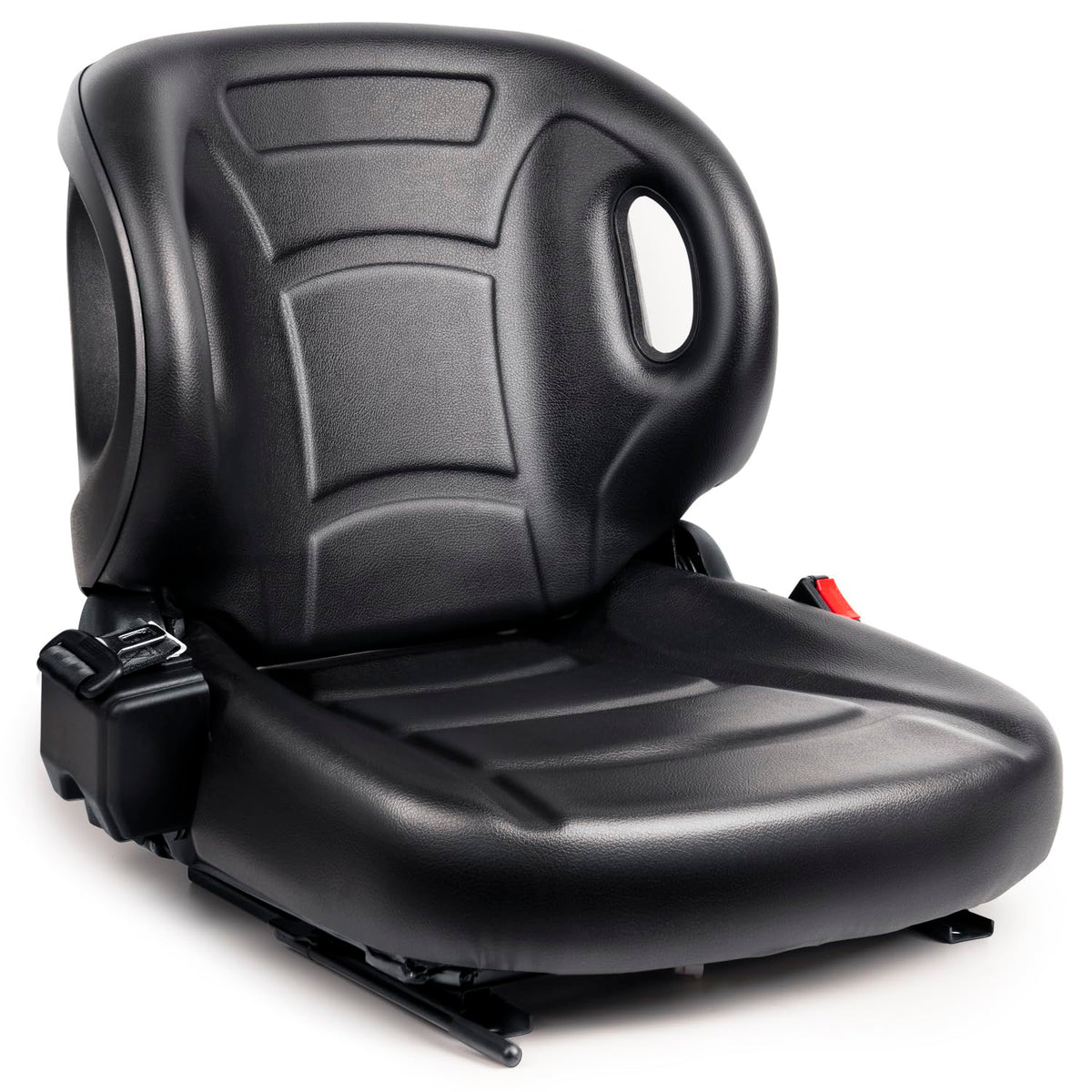 SEATIN front view mounted on machinery showing durable fit and comfort