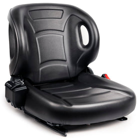SEATIN front view mounted on machinery showing durable fit and comfort