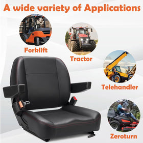 SEATIN installed on a tractor improving operator comfort during work