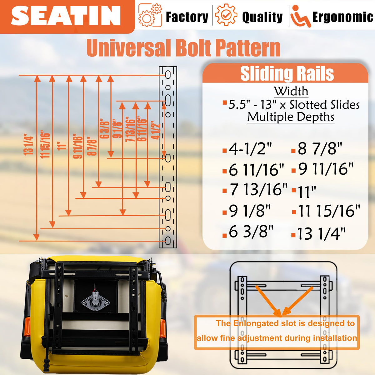 SEATIN installed on a zero-turn mower illustrating improved operator comfort benefit