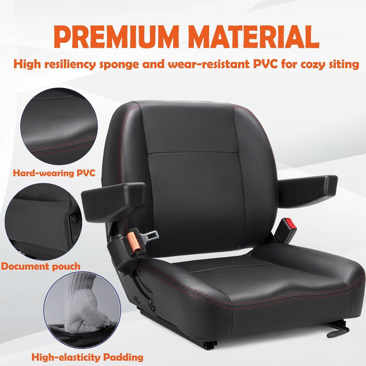 SEATIN with hand for scale illustrating compact universal fit benefit