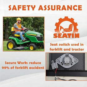 SEATIN seat switch access hole for quick electrical replacement