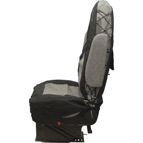 Northern Tool & Equipment installed on driver seat showing protection in use
