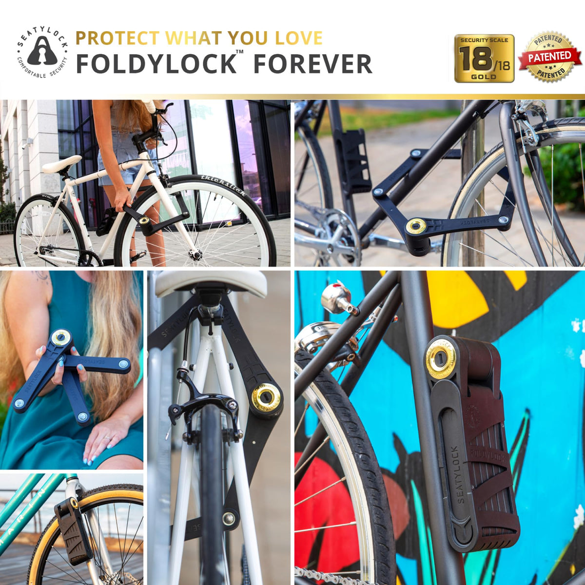 Seatylock FoldyLock keys and protective case held neatly for convenience