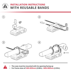 Seatylock FoldyLock in commuter scene showing practical everyday protection