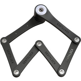 Seatylock FoldyLock Mini folded inside carry case for easy storage and travel