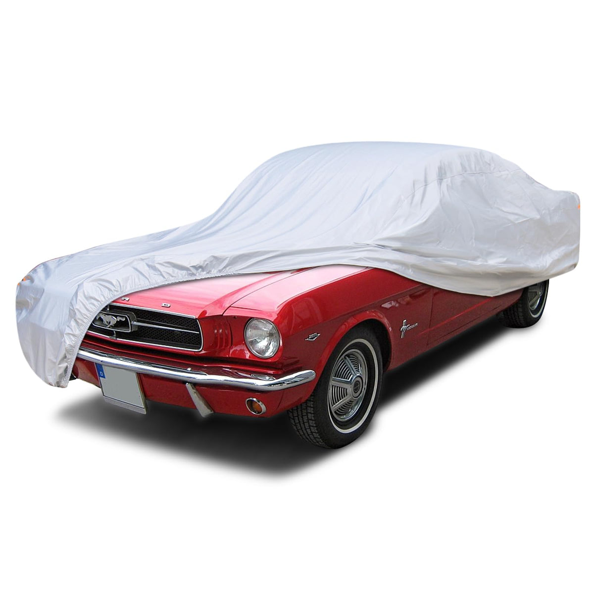 SEAZEN cover on 1964–1968 Mustang front view showing full protection