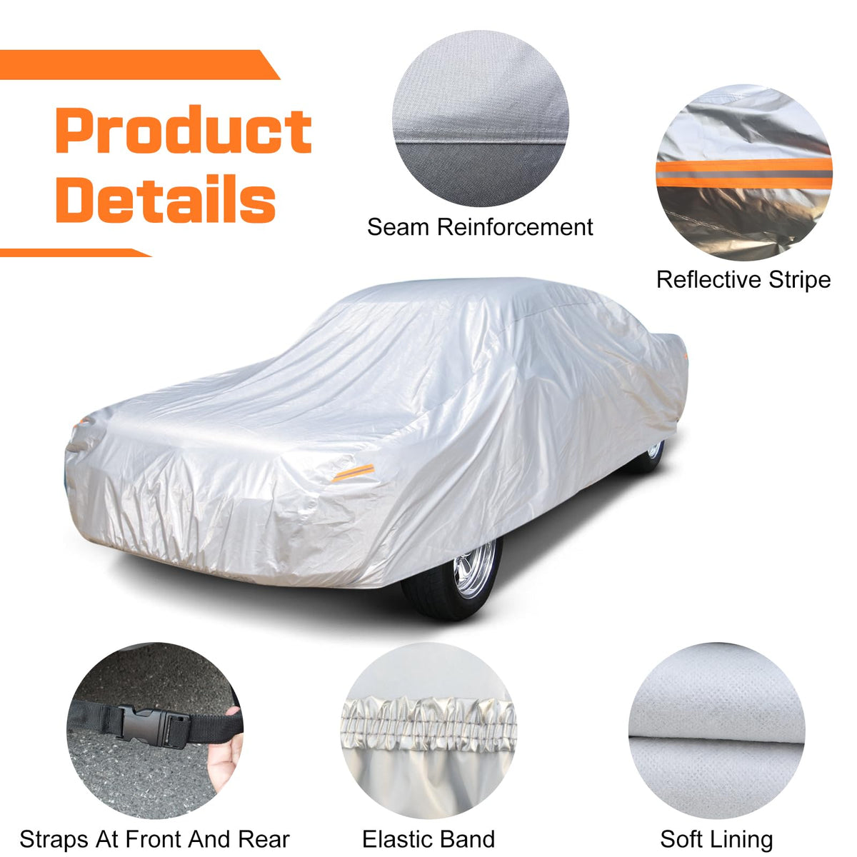 SEAZEN soft inner lining close-up protecting paint from scratches