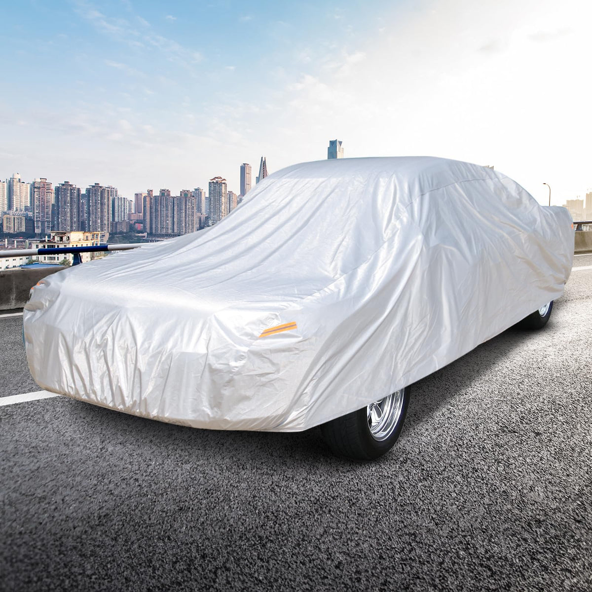 SEAZEN folded cover in storage bag for compact transport