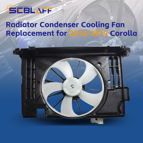 SEBLAFF close-up of five S-shaped blades highlighting improved airflow