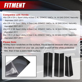 SecosAutoparts close-up of piano black finish, shows smooth gloss for improved appearance