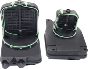 SecosAutoparts front view of left and right DISA valves showing fit and shape for easy identification