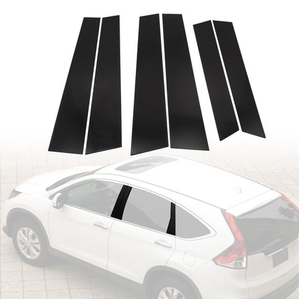 SecosAutoparts front packaging showing six pillar trim pieces, easy replacement benefit