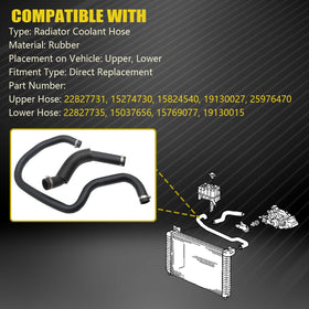 SecosAutoparts hoses beside ruler showing length and scale for correct fit