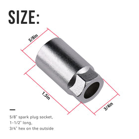 SeDeplacer socket in use near motorcycle header illustrating clearance benefit