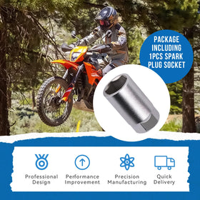 SeDeplacer socket removing spark plug from snowmobile engine for tight spaces