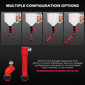 SEDY 45° elbows and extensions detail highlighting reach into tight spaces