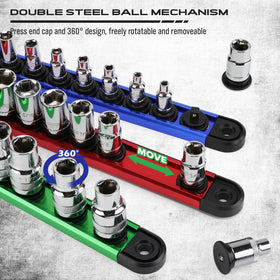 SEDY clip and double steel ball bearing detail showing smooth adjustment and secure grip