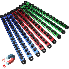 SEDY front view of tray set showing organized rails and color-coded colors for quick selection