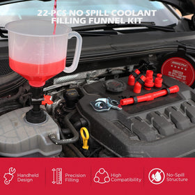 SEDY hose flexibility routed around engine showing easy access advantage