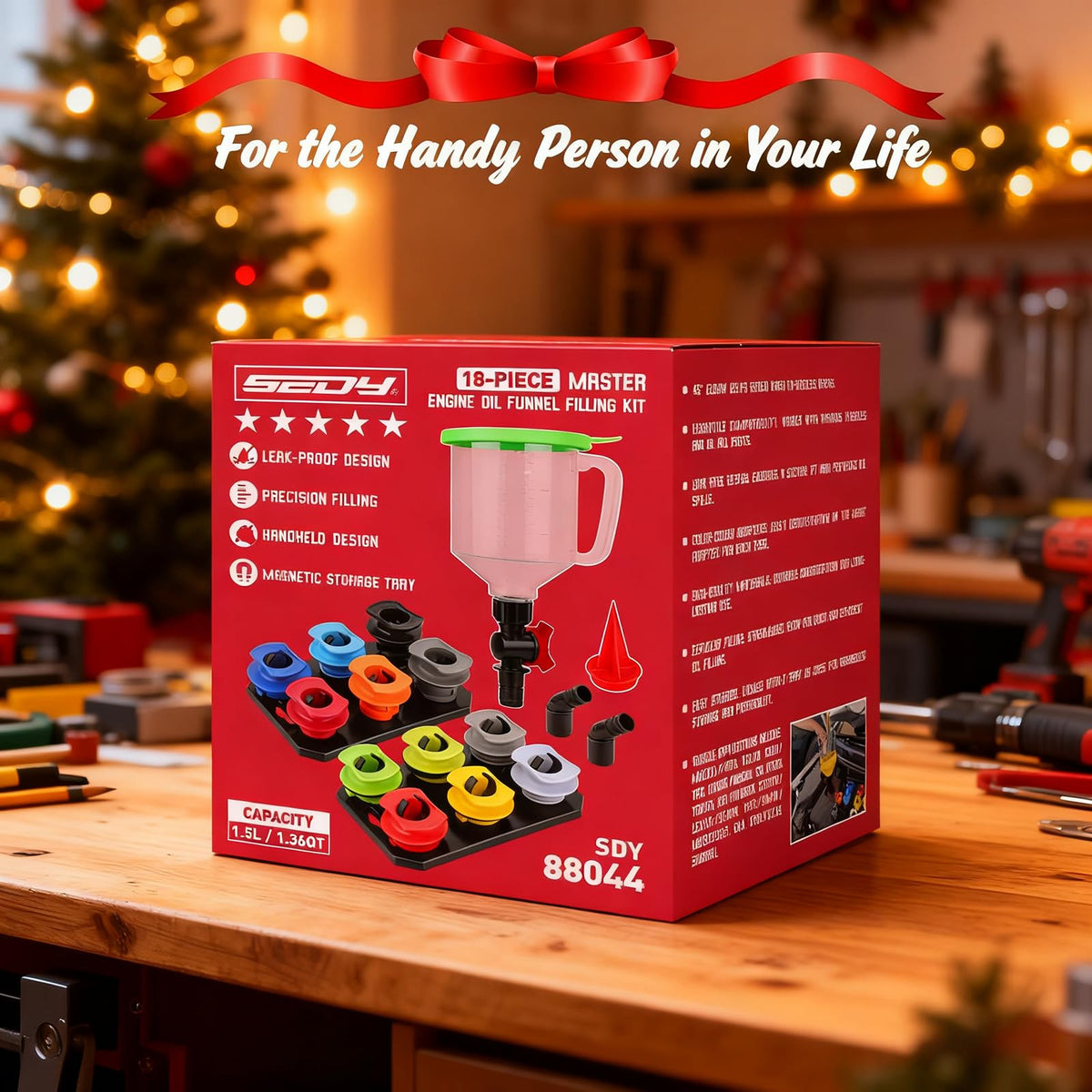 SEDY complete kit in carrying case for portable storage and workshop readiness