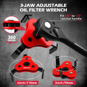 SEDY 1/2-inch quick-release ratchet and adapter improving tool compatibility