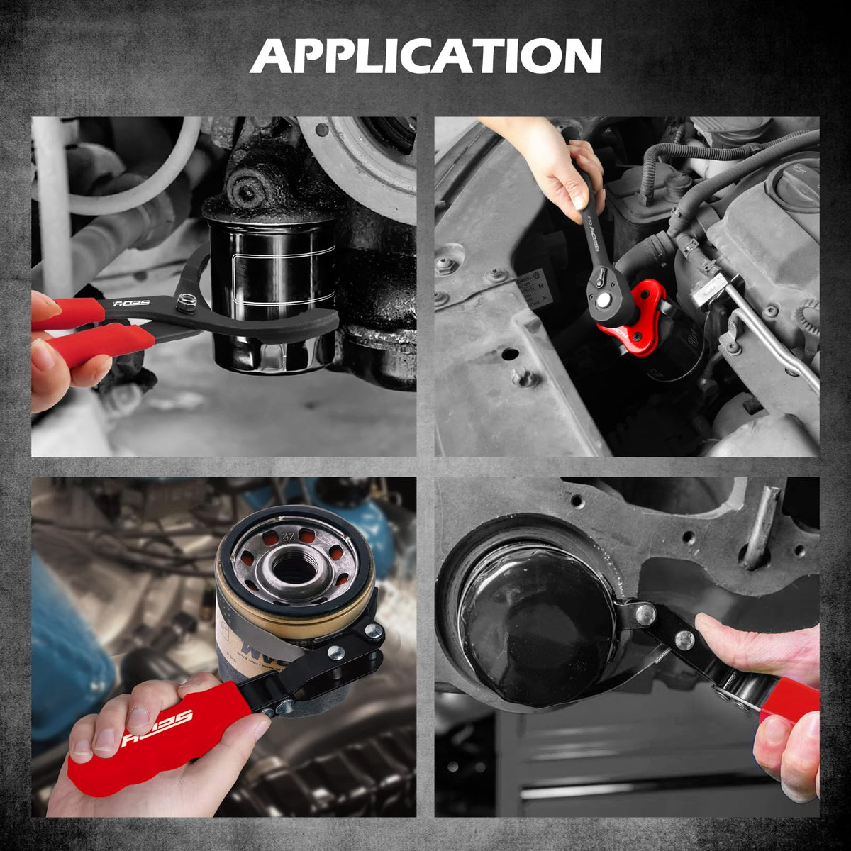SEDY kit beside oil filter showing size and fit guidance for buyers