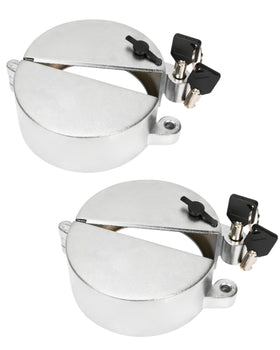 Seekdesi front view locking fuel cap showing secure design and durability