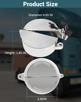 Seekdesi on a truck at a pit stop illustrating theft protection benefit