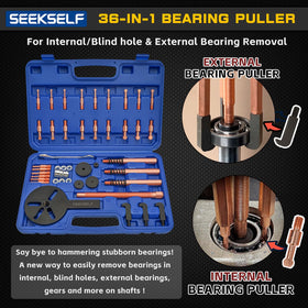 SEEKSELF collets close-up highlighting hardened-steel finish for reliable locking and long life