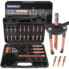SEEKSELF front packaging showing complete 36-in-1 kit and box for quick identification and portability