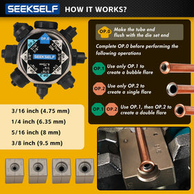 SEEKSELF detailed view of long lever handle and tapered ram showing ergonomic force control