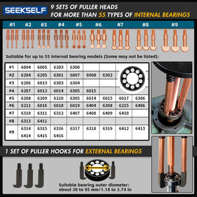 SEEKSELF overmolded handle detail for better grip and torque control