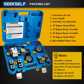 SEEKSELF plastic case organization holding dies and accessories for easy transport