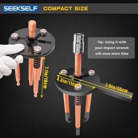SEEKSELF storage case organized interior keeping all puller components sorted and transportable