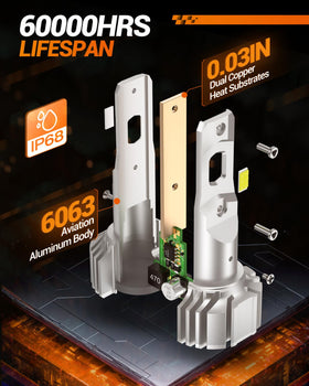 SEALIGHT 5202 side profile showing aluminum heat sink for cooling