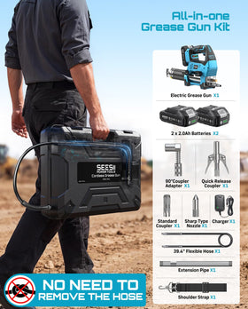 Seesii accessories and shoulder strap organized for comfortable transport