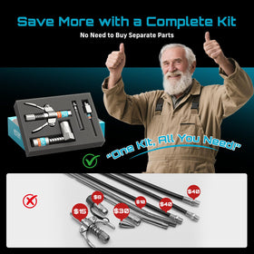Seesii attached to grease gun in-use for faster maintenance