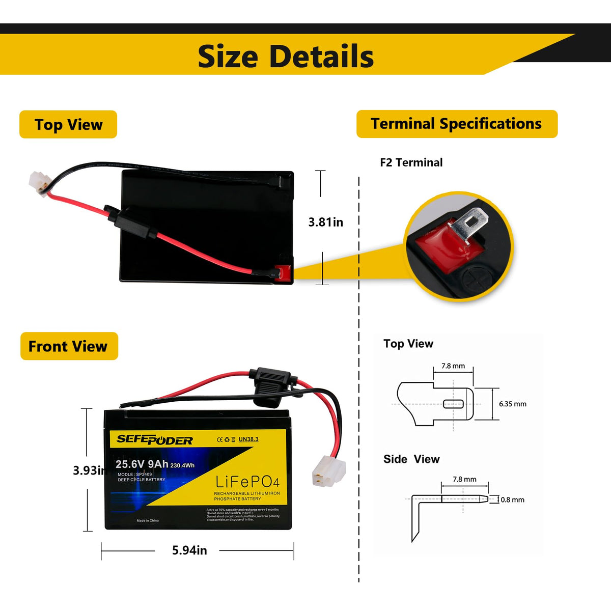 SEFEPODER close view of full wire harness showing plug compatibility and easy install