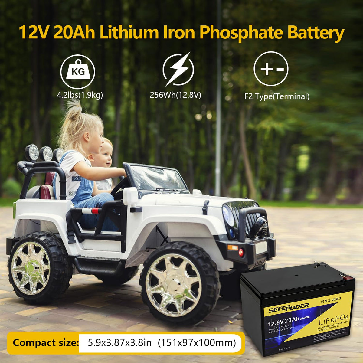 SEFEPODER battery installed in an electric scooter delivering longer runtime benefit