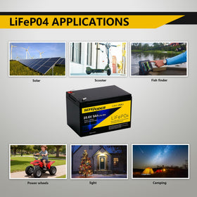 SEFEPODER label with 24V 9Ah specs showing clear capacity identification benefit