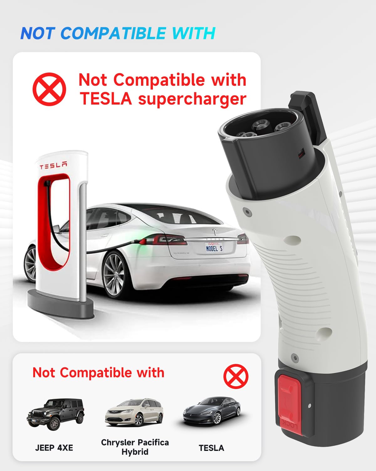 SEGUMA adapter used outdoors in rain showing IP65 protection for wet conditions