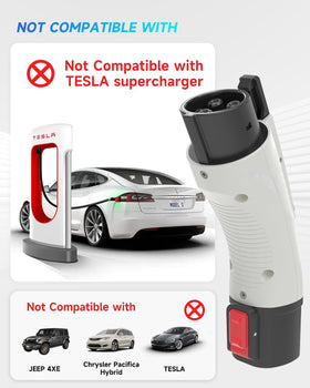 SEGUMA adapter used outdoors in rain showing IP65 protection for wet conditions