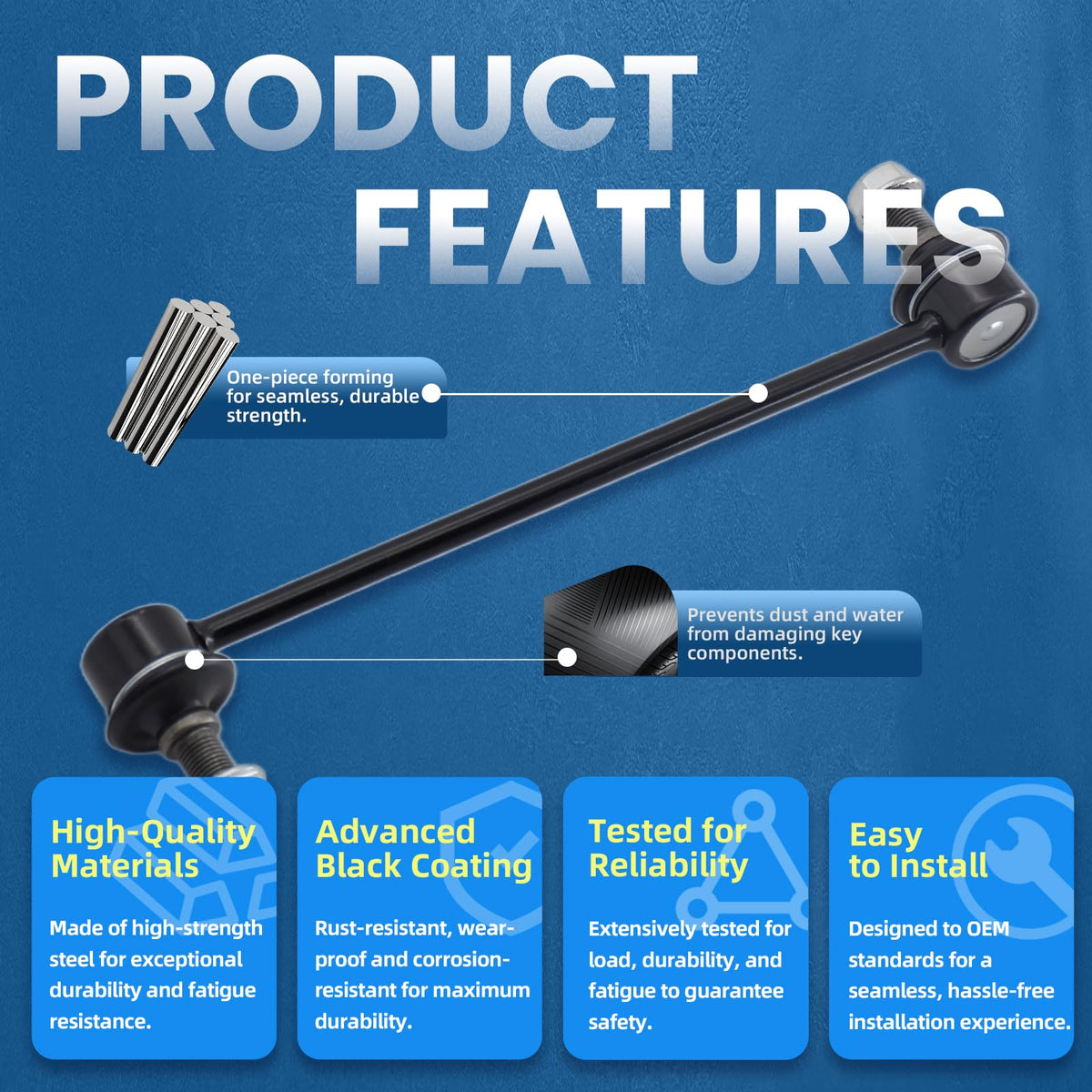 SegurVelo electrophoretic coating detail resisting rust and environmental damage