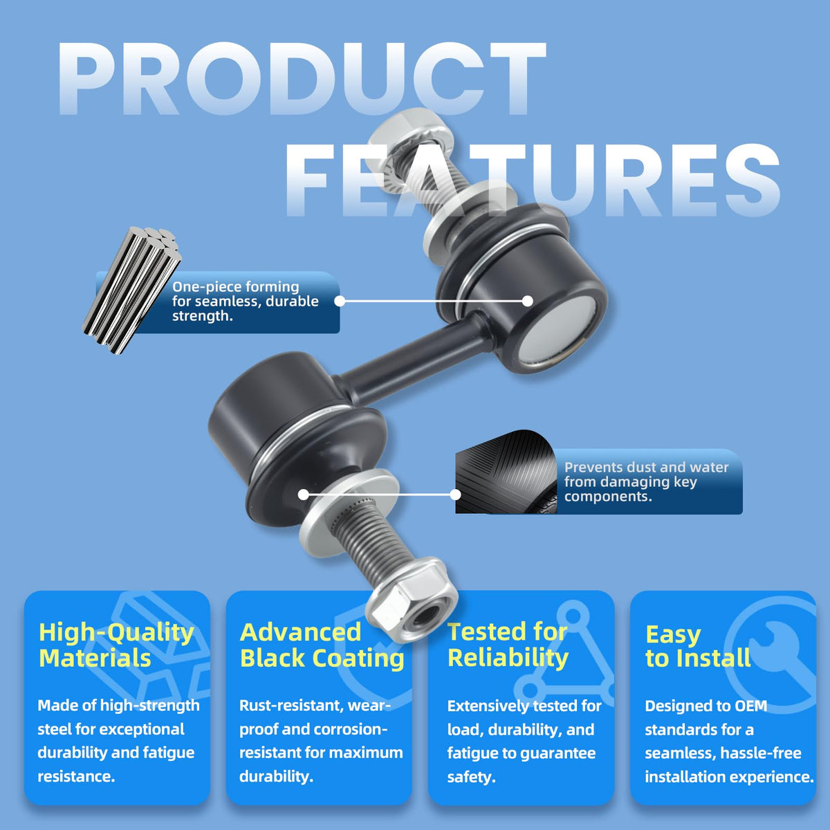 SegurVelo electrophoretic finish detail resisting rust for long-term corrosion protection