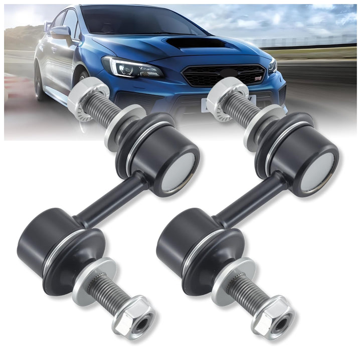SegurVelo front sway bar link packaging showing included pair and benefit of ready replacement