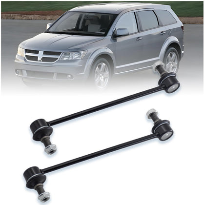 SegurVelo front sway bar link pair packaging showing contents and fitment benefit