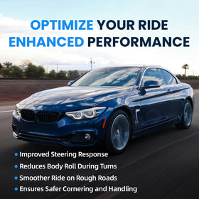 SegurVelo link mounted on Subaru suspension demonstrating restored stability and control