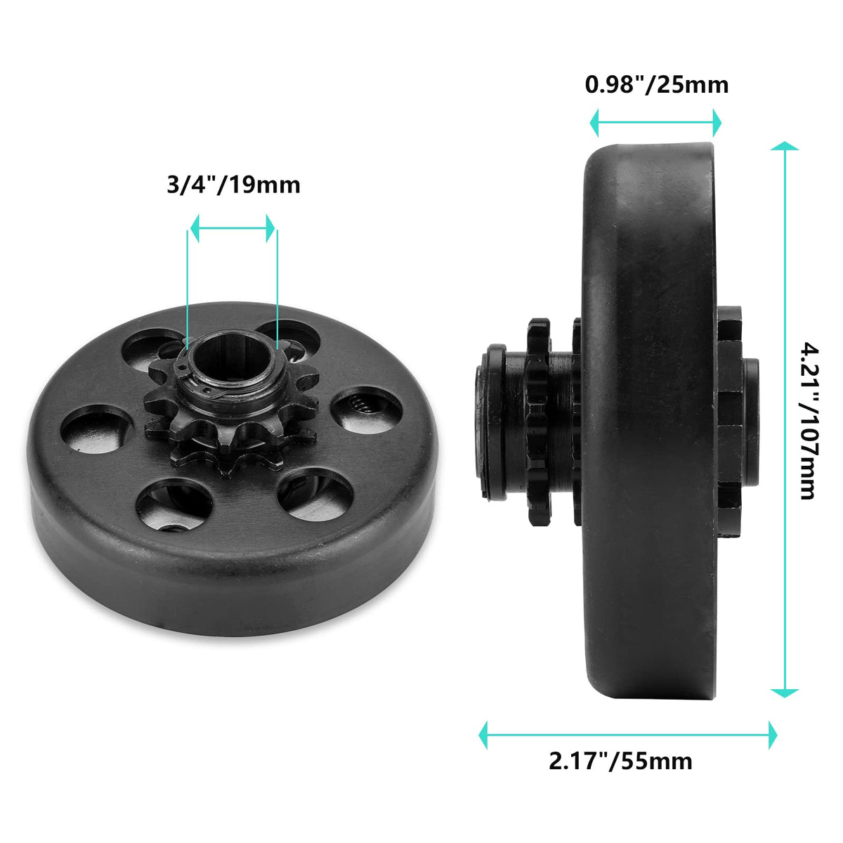 SEHNSUCHT close-up of clutch shoes and springs highlighting wear-resistant components