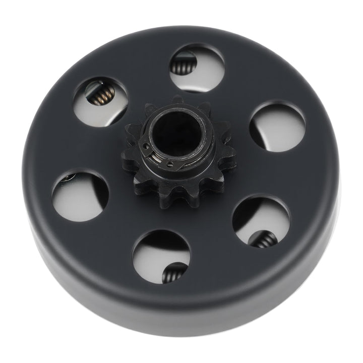 SEHNSUCHT clutch front view showing sprocket and bore, easy replacement benefit